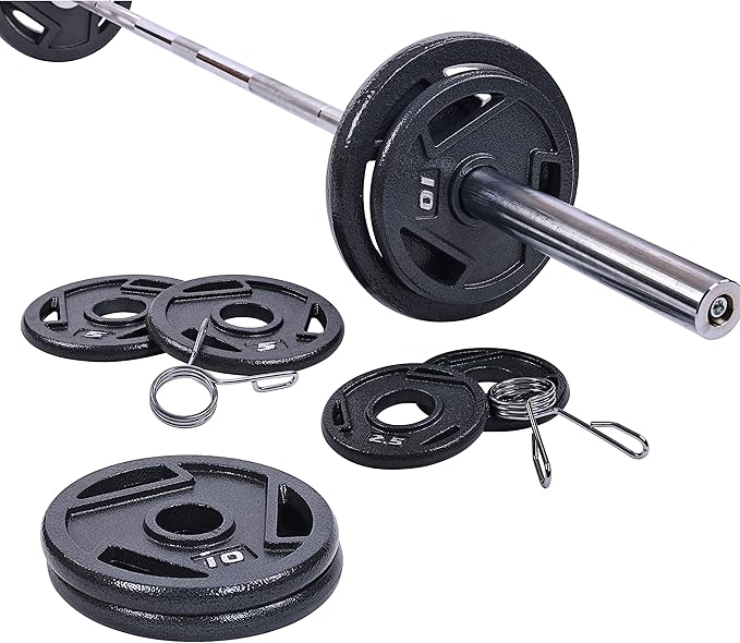 Signature Fitness Olympic 2-Inch Cast Iron Plate Weight