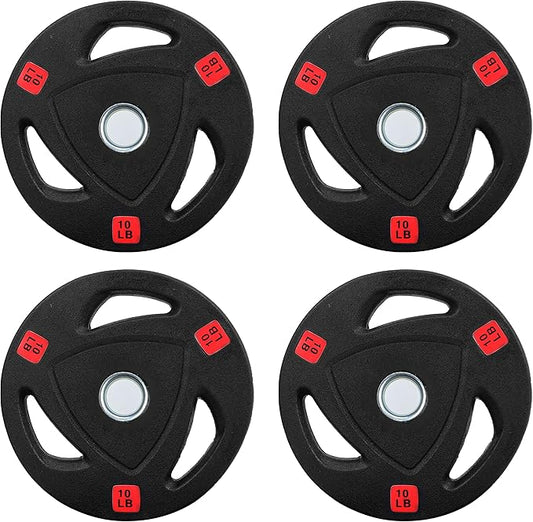Signature Fitness Vinyl Coated Cast Iron Plate Weight