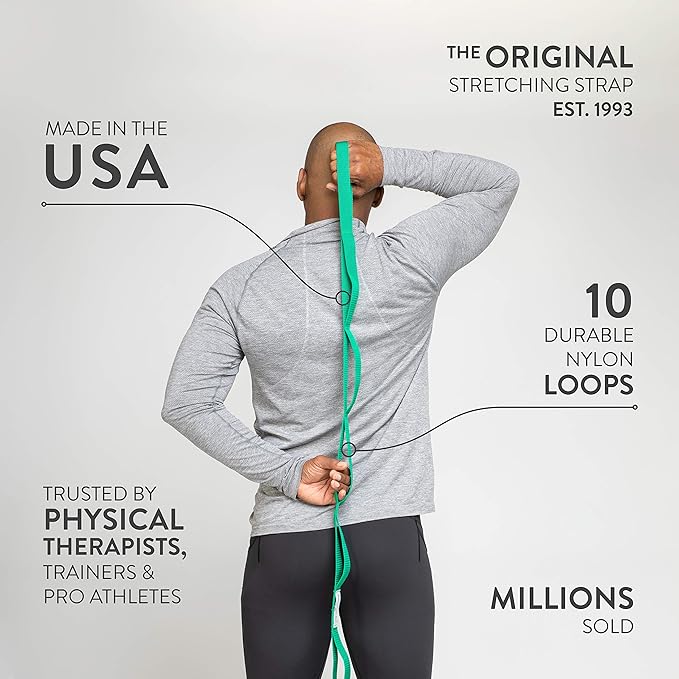 OPTP The Original Stretch Out Strap with Exercise Book