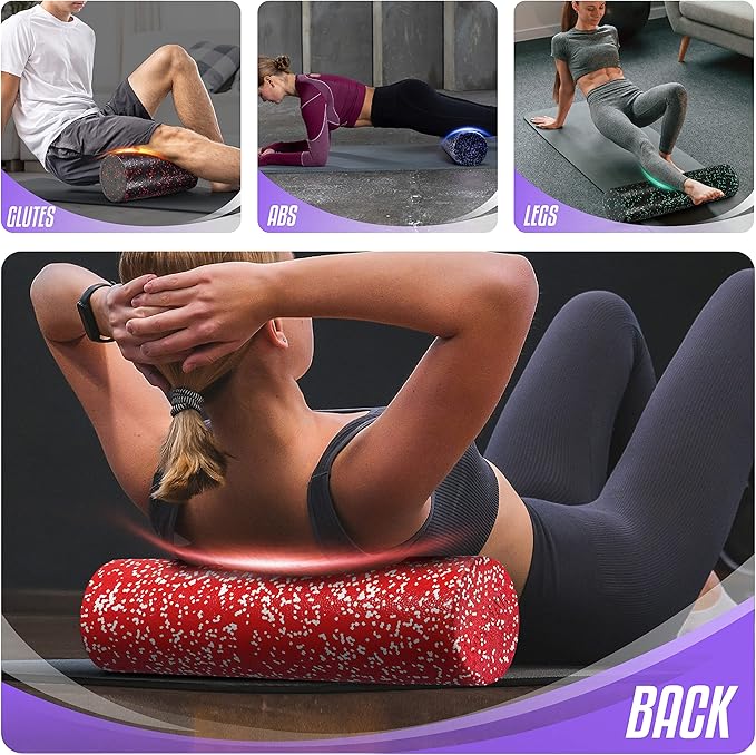 Yes4All High-Density Foam Roller for Back Pain Relief 12, 18, 18, 24, 24, 36 36 inch