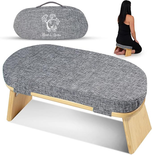 Monk & Llama Meditation Bench - Foldable
