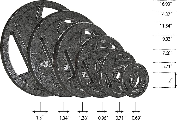 Signature Fitness Cast Iron Plate Weight Plate
