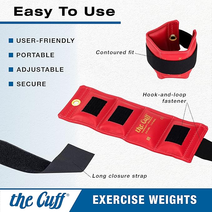 The Cuff Original Adjustable Ankle and Wrist Weight