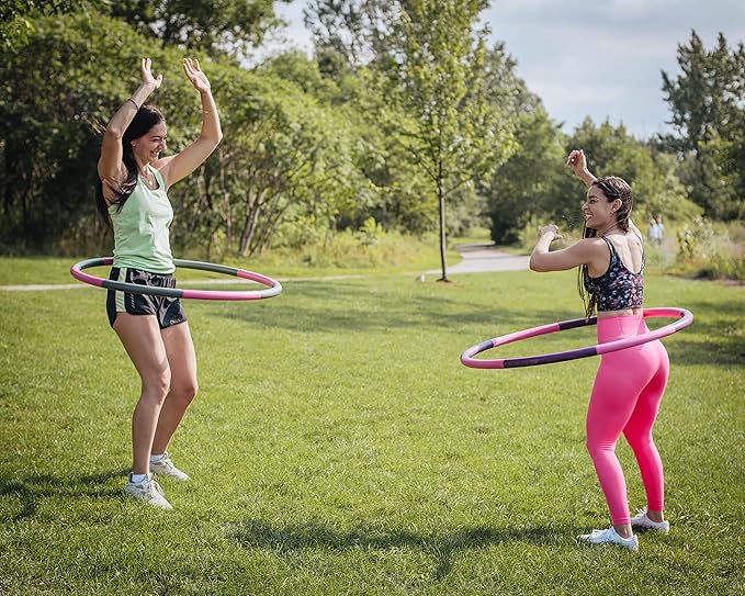 Weighted Hula Hoop for Adults - Fat Burning (3 pounds)
