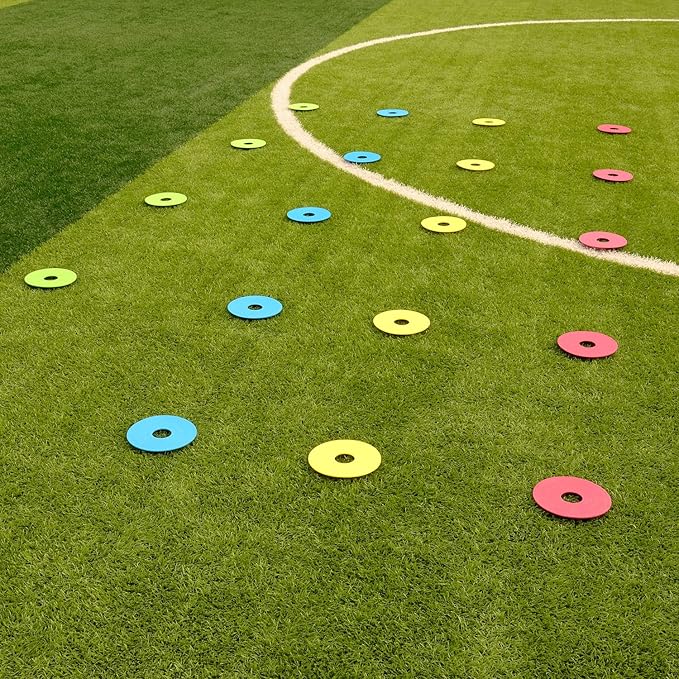 Pro Disc Cones Agility Training Markers 40 Pack,Flat