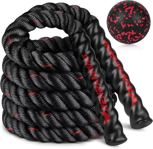 Jump Rope, 3lb 4lb 5lb Weighted Jump Rope 9.8ft Heavy