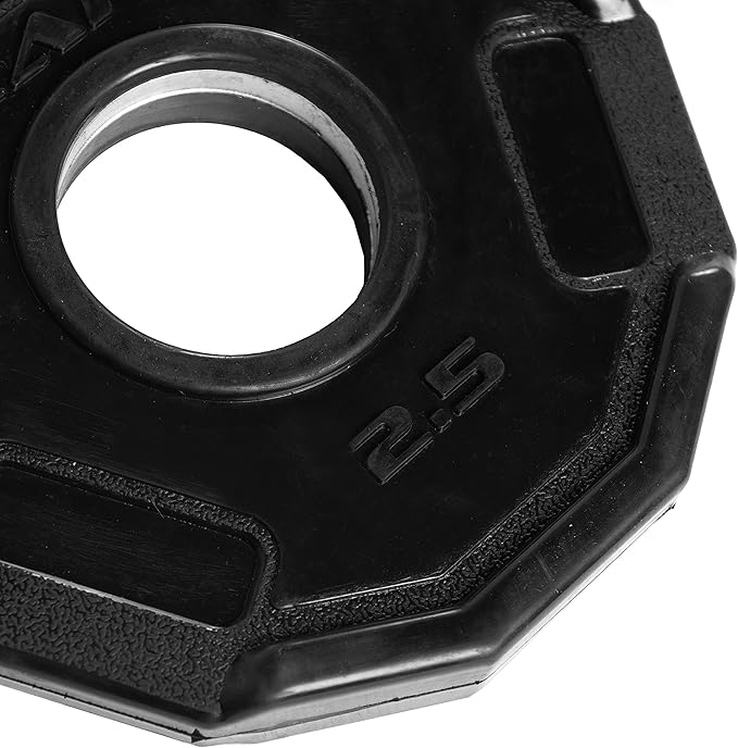 CAP Barbell 12-Sided Rubber Olympic Grip Weight Plates