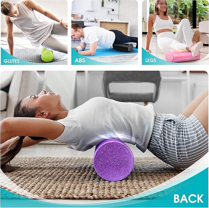 Yes4All High-Density Foam Roller for Back Pain Relief 12, 18, 18, 24, 24, 36 36 inch