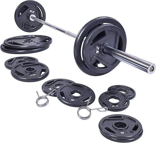 Signature Fitness Olympic 2-Inch Cast Iron Plate Weight