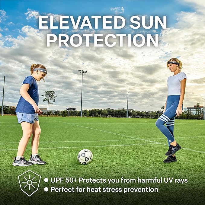 COLD FACTOR Instant Cooling Headband 3 Pack | Advanced Evaporative Comfort for Sports & Outdoor | UPF 50+ Protection | Long-Lasting Coolness | Ideal for Fitness, Hiking, Yoga, & Running