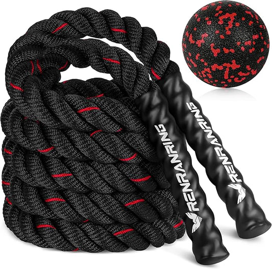 Jump Rope, 3lb 4lb 5lb Weighted Jump Rope 9.8ft Heavy