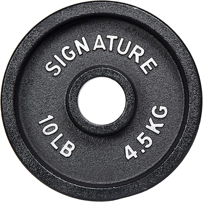 Signature Fitness Deep Dish 2-Inch Olympic Cast Iron