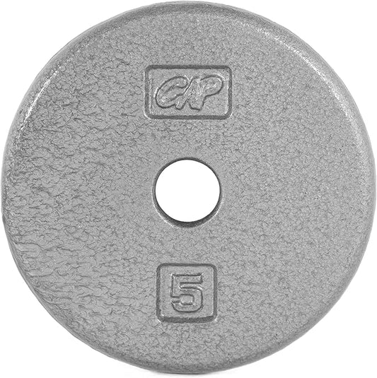 CAP Barbell Cast Iron Standard 1-Inch Weight Plates| Multiple Options
