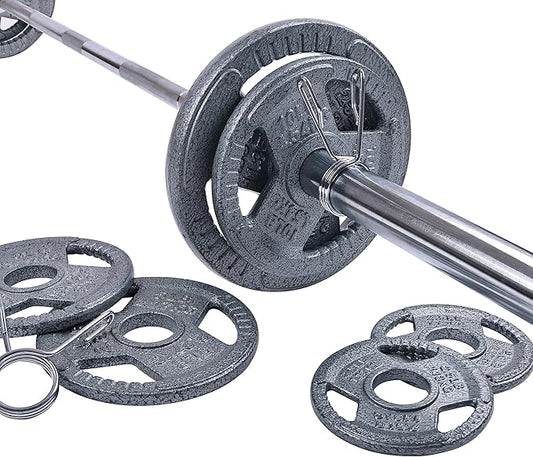 Signature Fitness Olympic 2-Inch Cast Iron Plate Weight