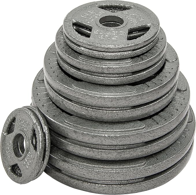 Signature Fitness Olympic 2-Inch Cast Iron Plate Weight