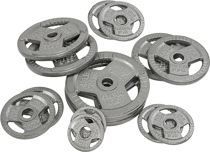Signature Fitness Olympic 2-Inch Cast Iron Plate Weight