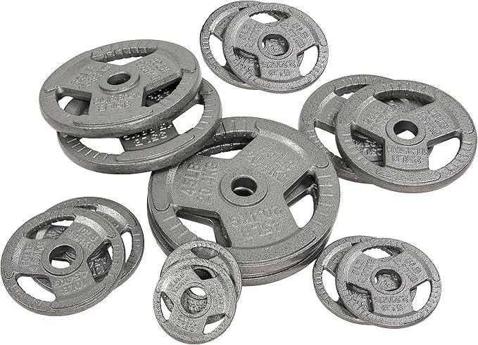 Signature Fitness Olympic 2-Inch Cast Iron Plate Weight