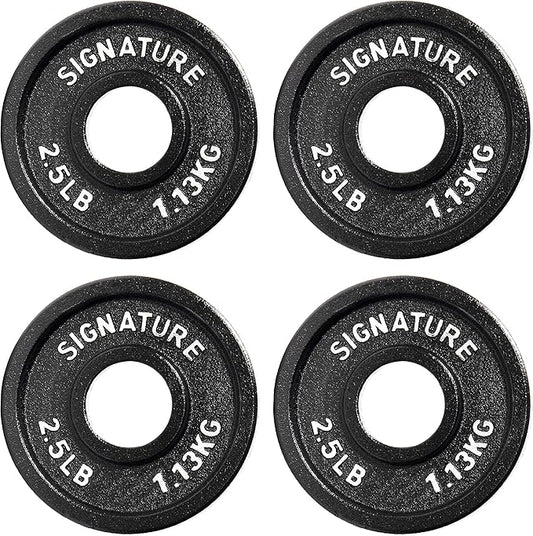 Signature Fitness Deep Dish 2-Inch Olympic Cast Iron